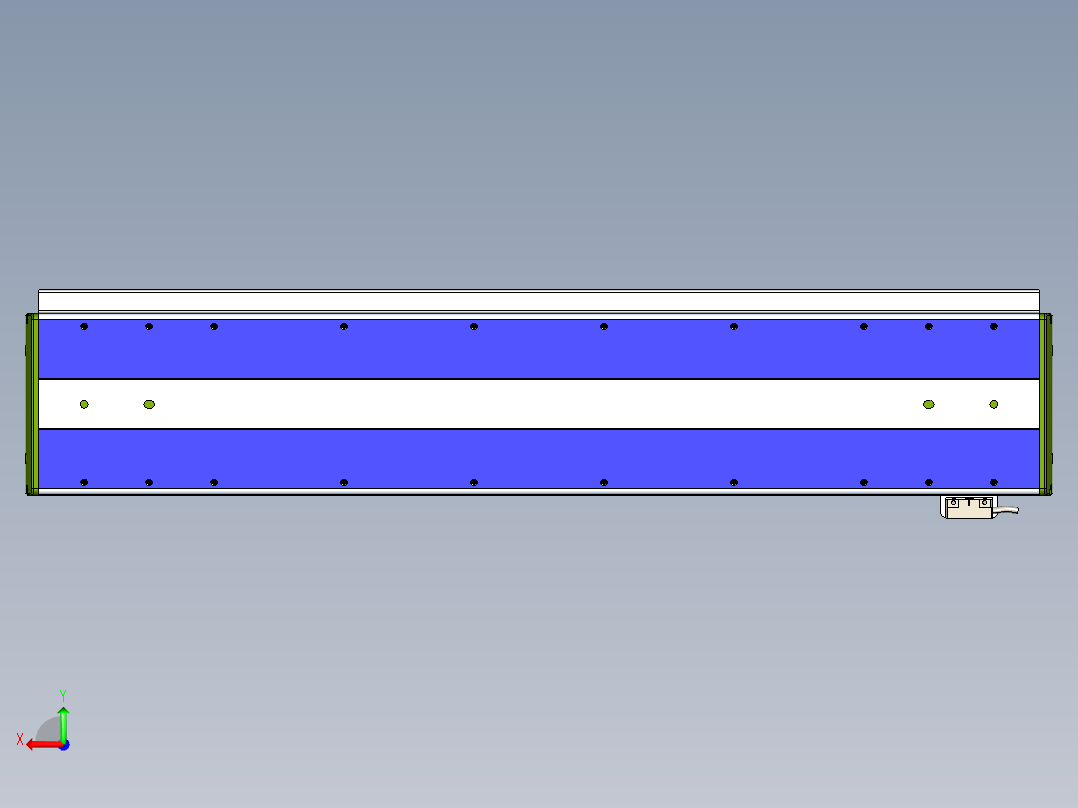威洛博LC系列3d模型模组LC14S1Y-S600后视图