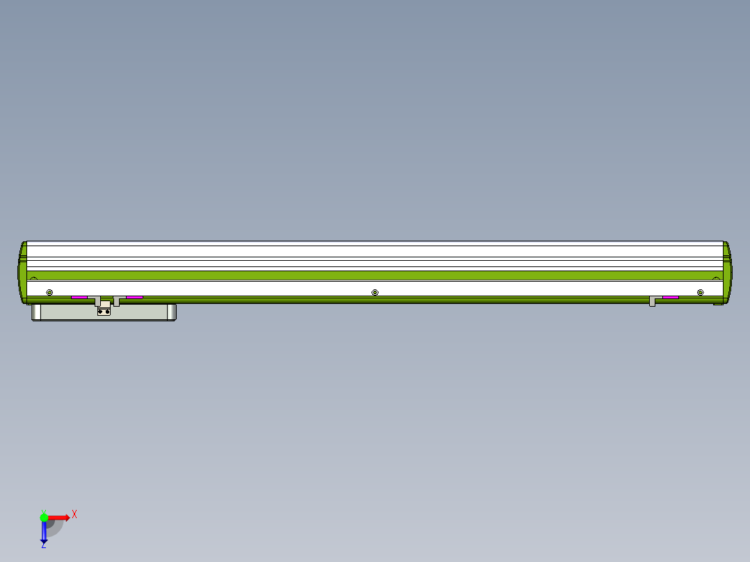 威洛博LC系列3d模型模组LC14S1Y-S600俯视图