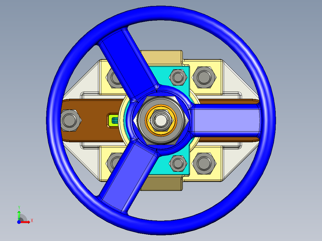 不锈钢闸阀前视图