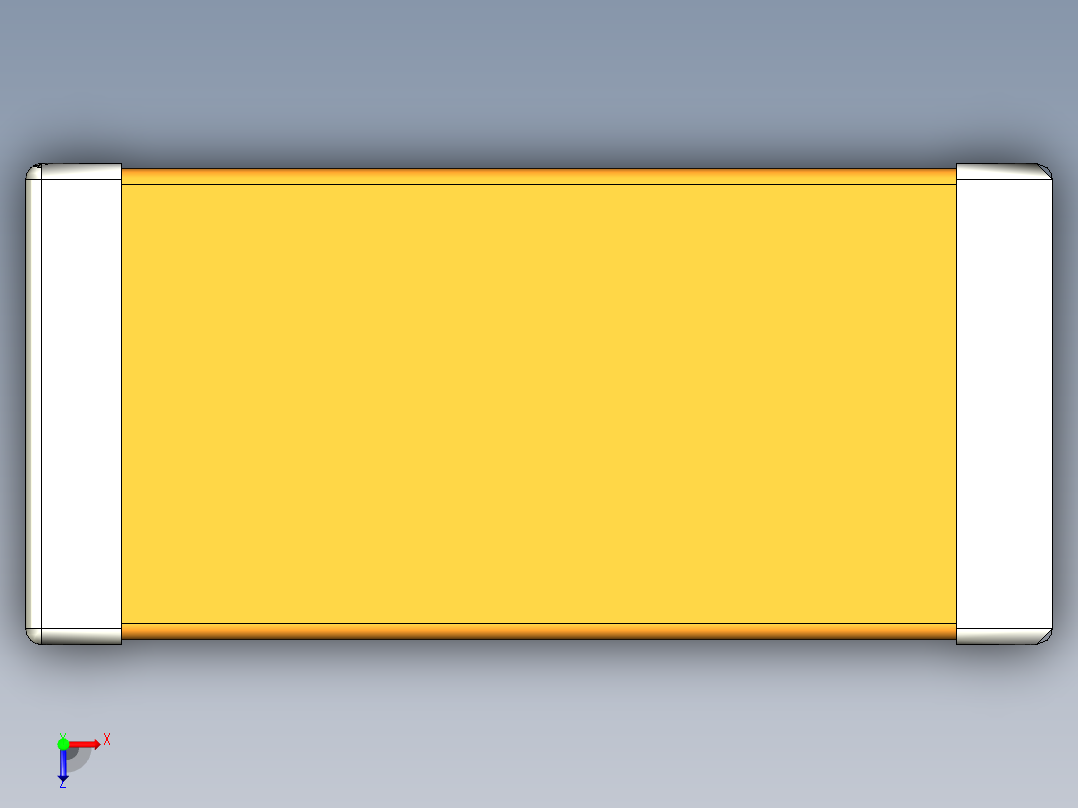 元器件3D封装C1206_15039俯视图