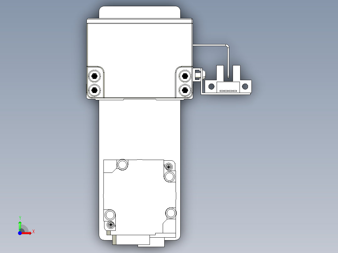 钢基模组-TPA-KSR-6005C-200A1-MP-H1S1前视图