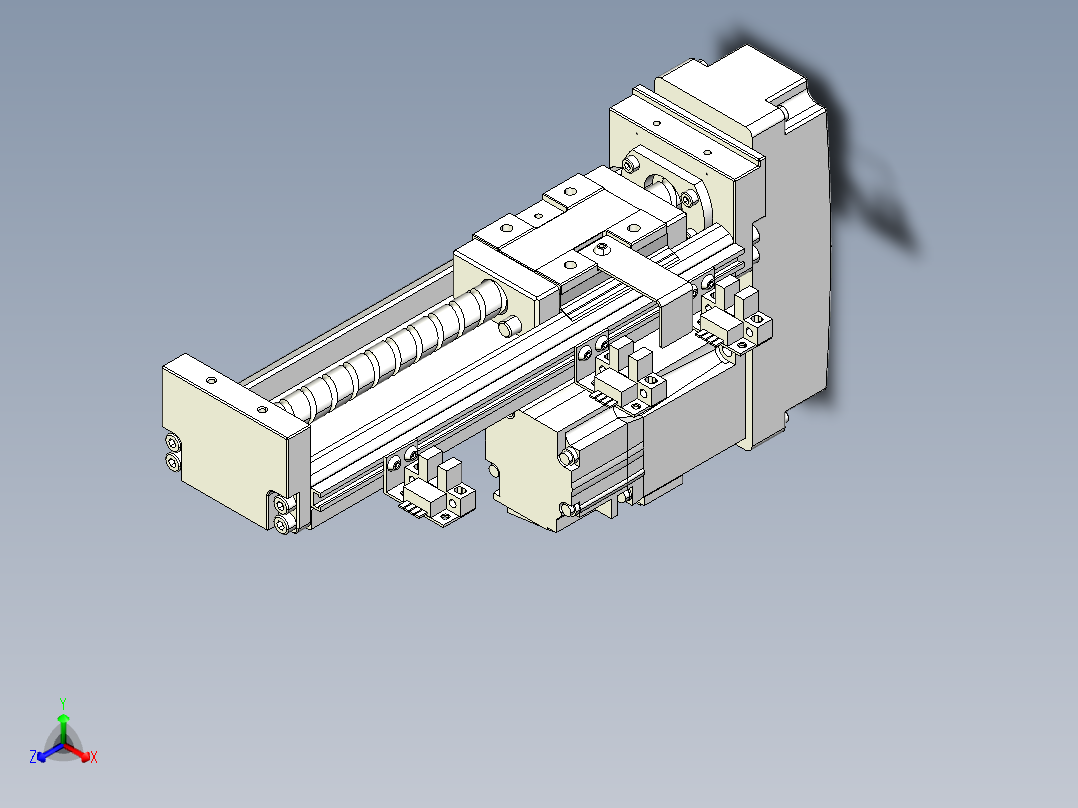 钢基模组-TPA-KSR-6005C-200A1-MP-H1S1正等轴测图