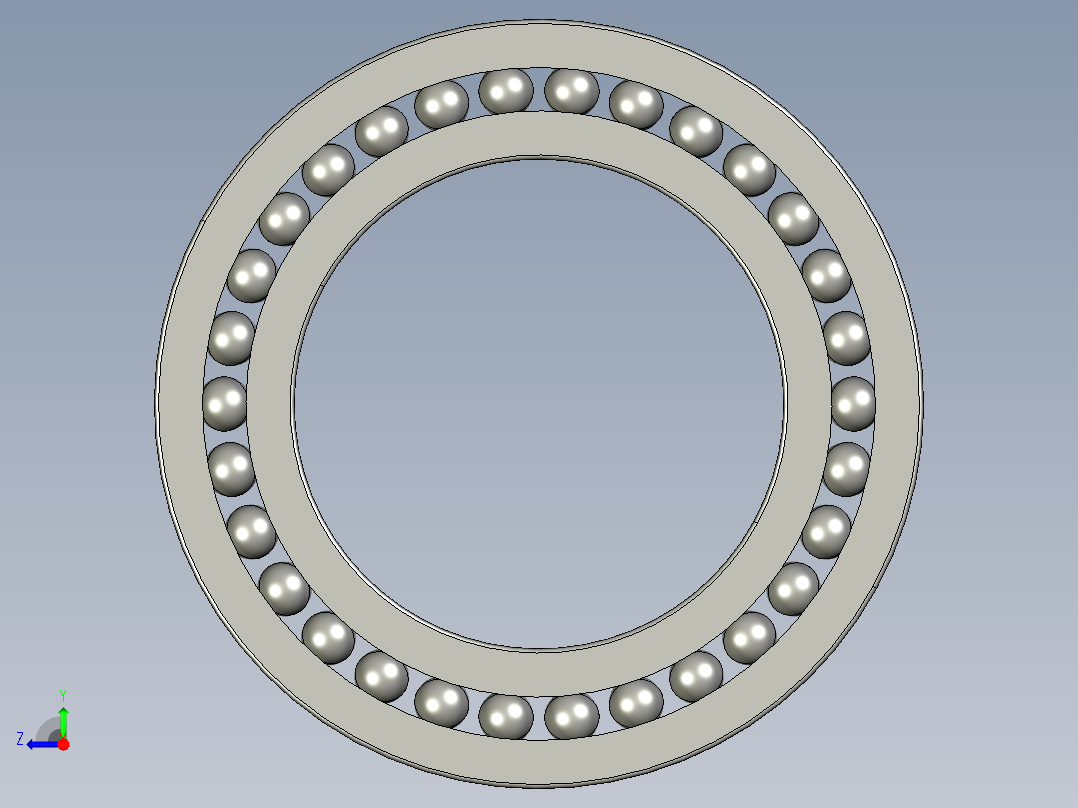深沟球轴承16014右视图