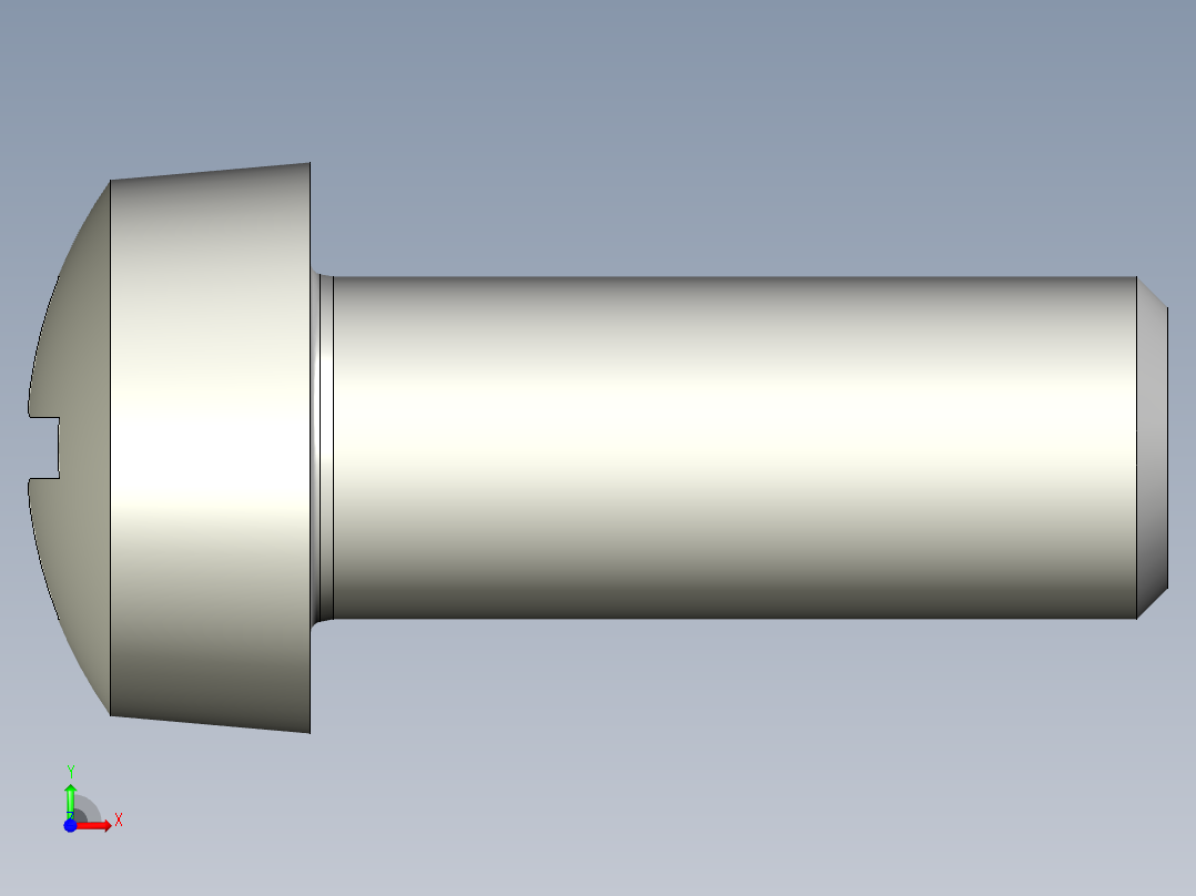 Cross_recessed_head-M12-30-30-10-20-12.stp螺钉-前视图