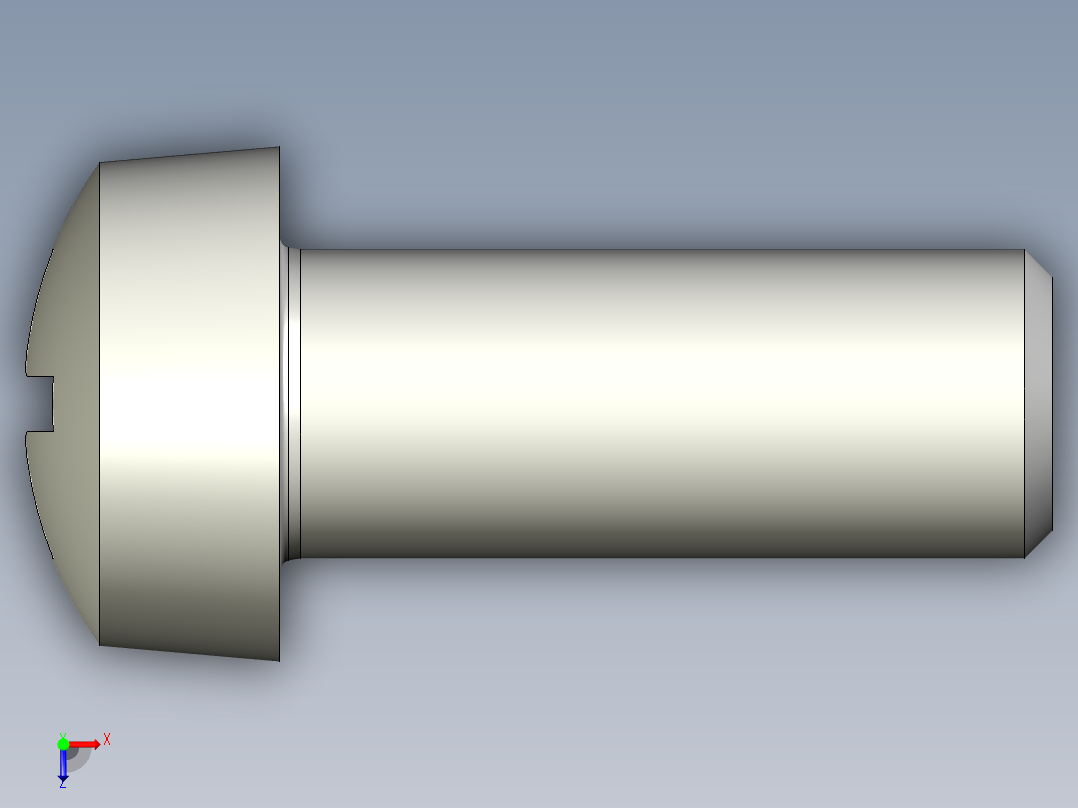 Cross_recessed_head-M12-30-30-10-20-12.stp螺钉-俯视图