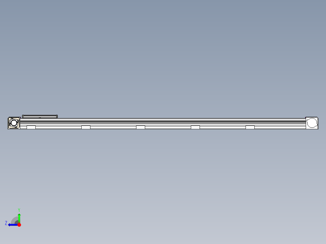 同步带滑台-欧规B8-L176-S1800-L-ZP40-D3-N5右视图