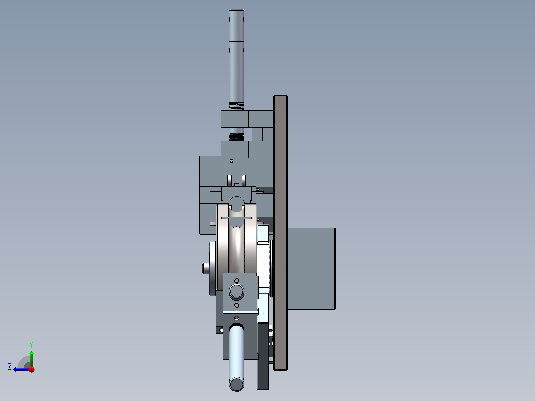 手动弯管机模型设计+CAD=933861=60右视图