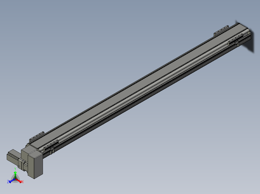 直线模组LHB17-L40-S2000-RD设计图纸