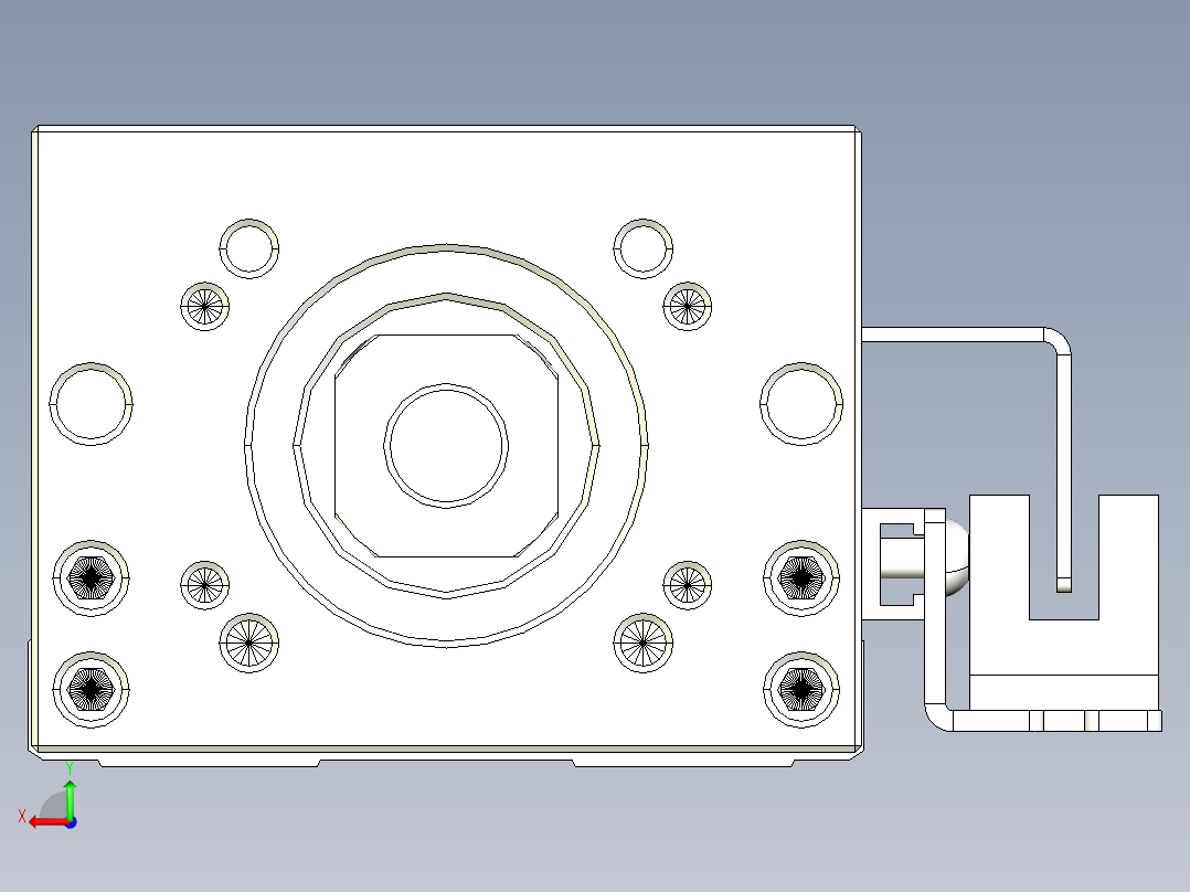 钢基模组-TPA-KSR-6005C-400A1-M-F0S2后视图