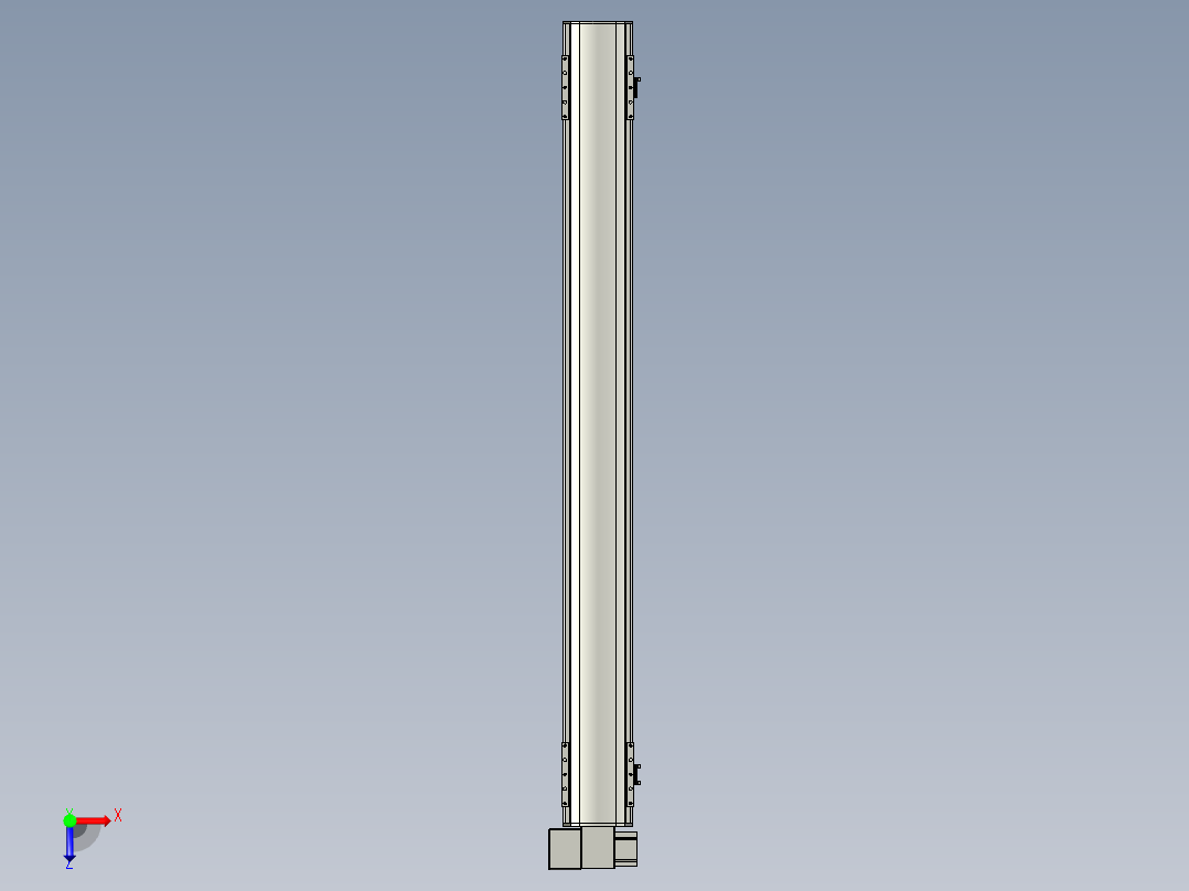 直线模组WG-LHB12-S1150-LD设计图纸俯视图