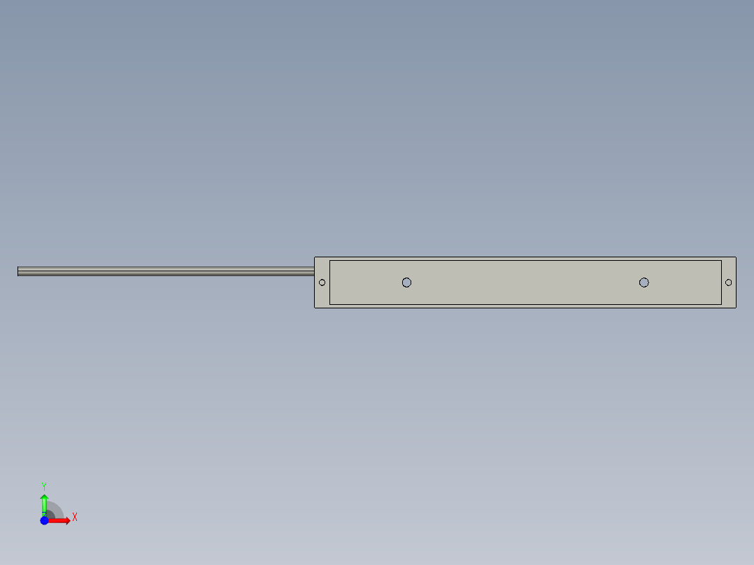 基恩士CA-DBB13_kc图纸模型前视图