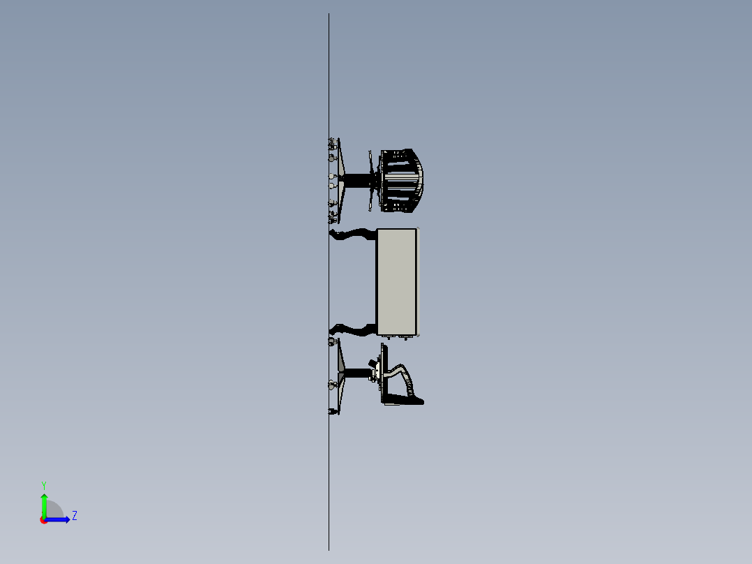 office-room-set-michel-man-办公桌椅左视图