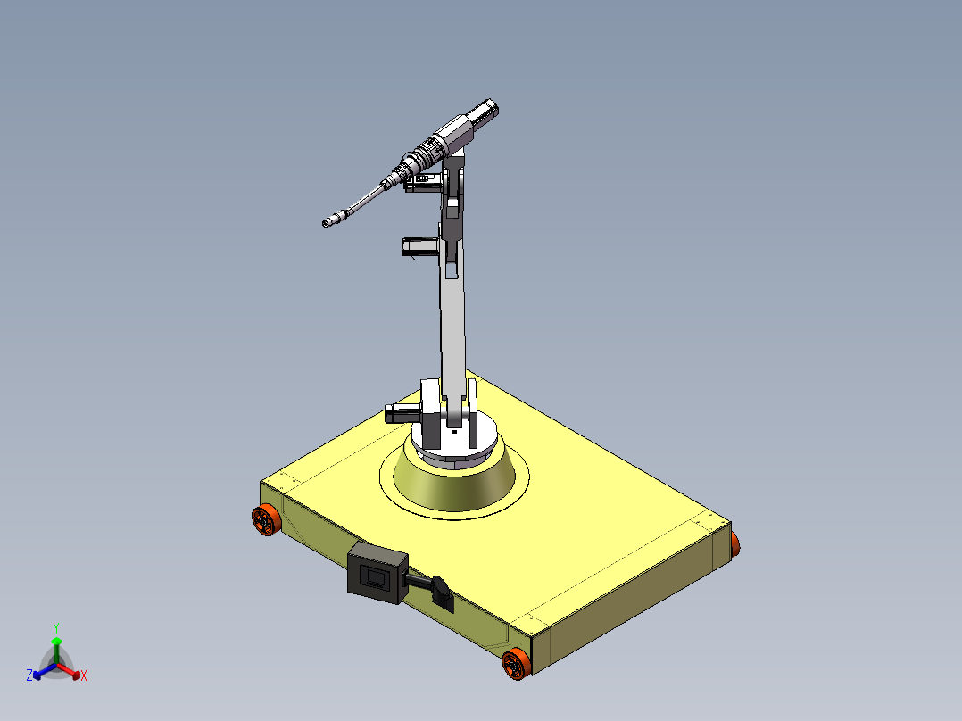 机械臂小车正等轴测图
