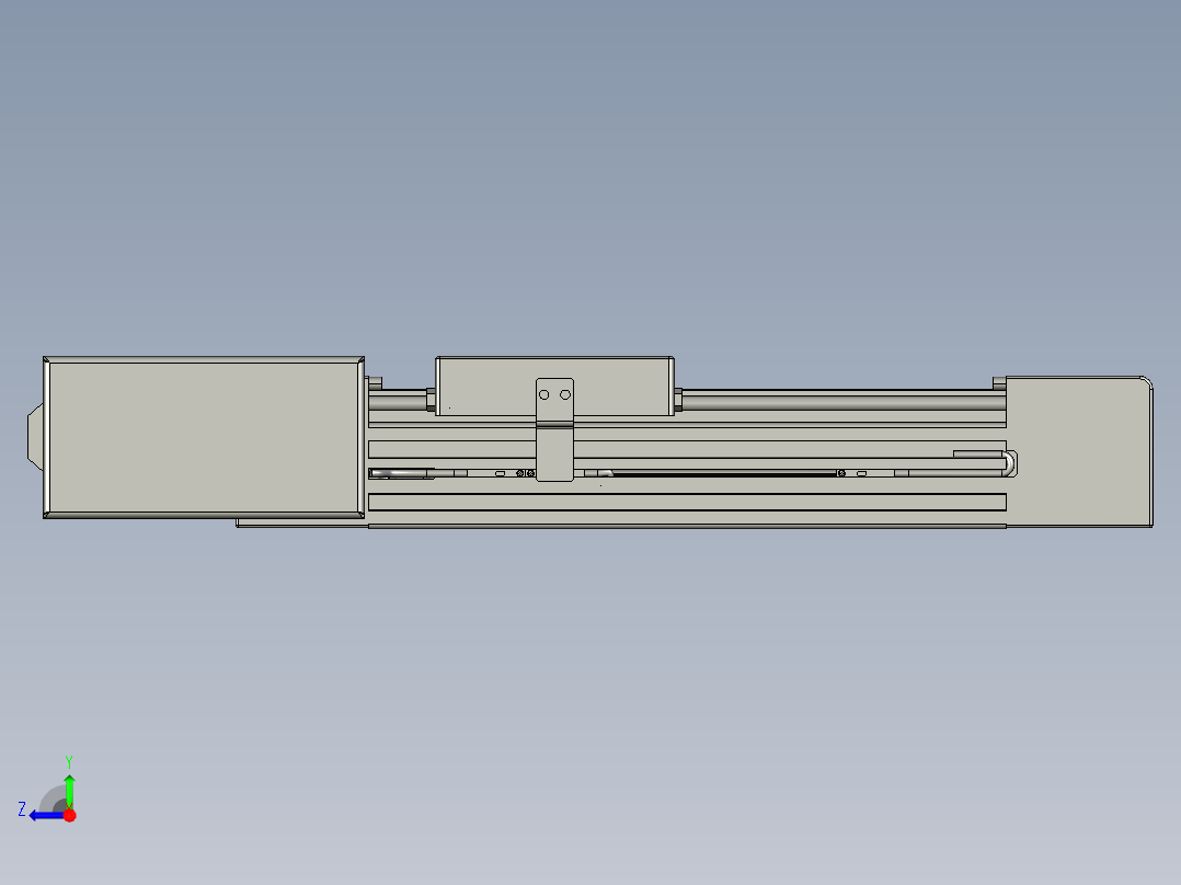 威洛博直线电机模组EB4-L40-S100-BL-57-MS3右视图