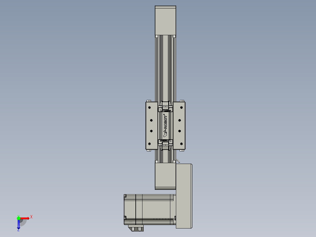 威洛博直线电机模组EB4-L40-S100-BL-57-MS3俯视图