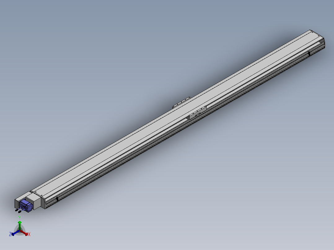 精密模组MT220-L150-3400-L-M75-C4正等轴测图