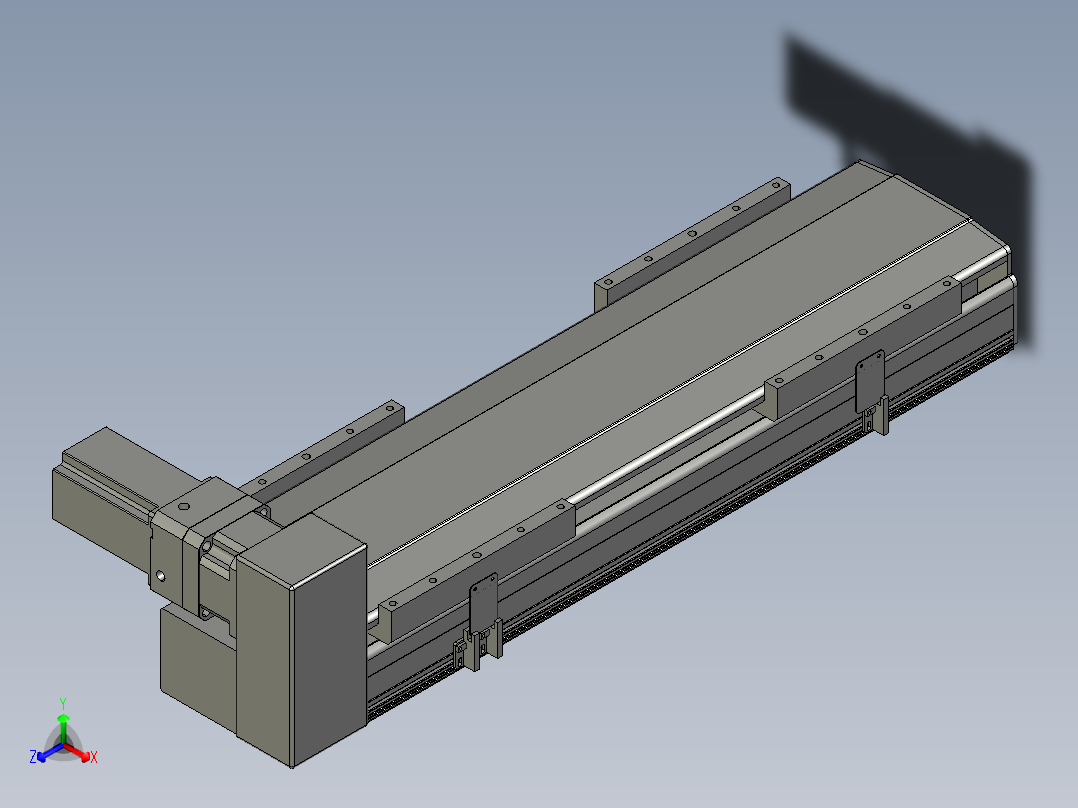 直线模组LHB21-L40-S450-RU设计图纸