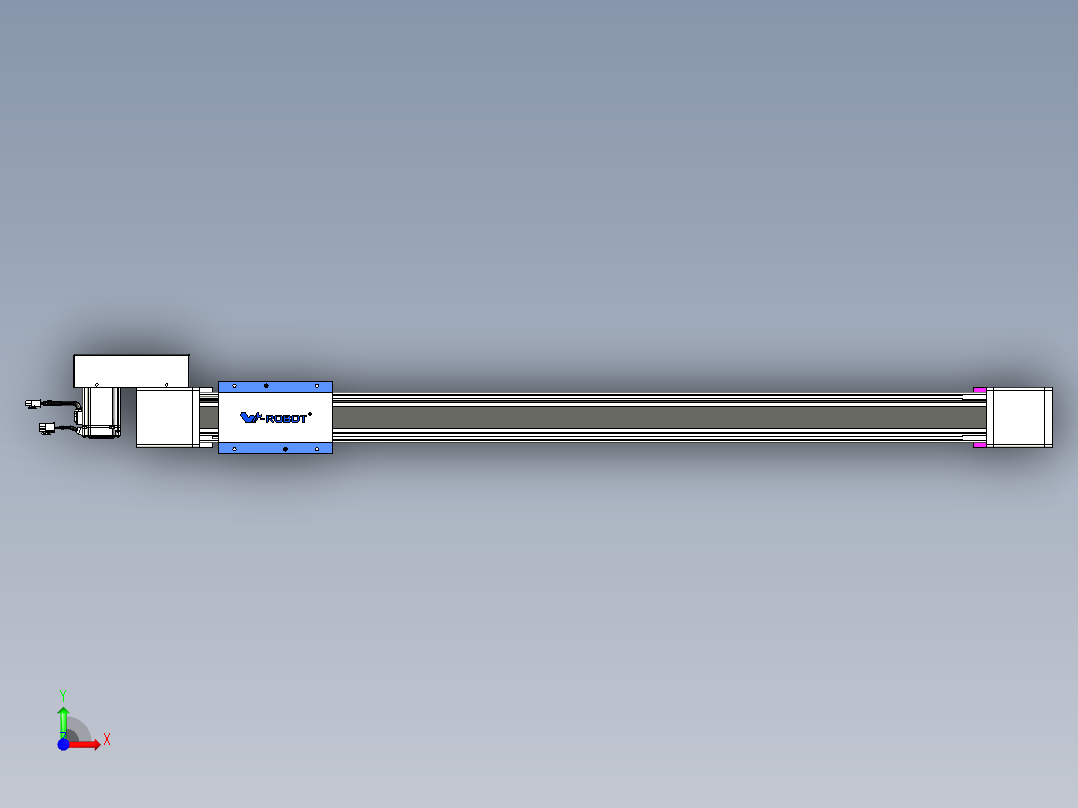 威洛博LB.GB同步带传动--欧规系列GB8-L96-S1000-BR-P40前视图