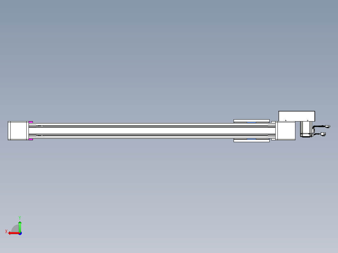威洛博LB.GB同步带传动--欧规系列GB8-L96-S1000-BR-P40后视图