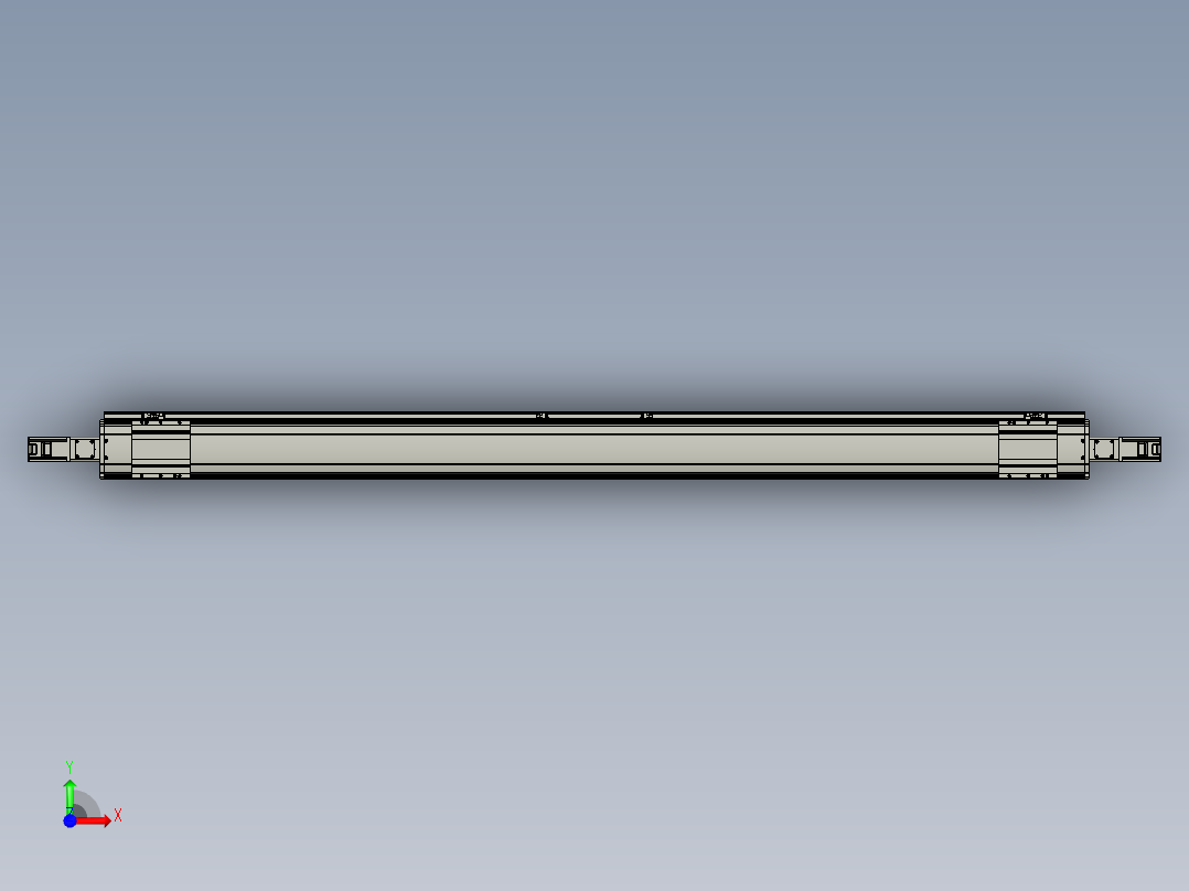 威洛博双电机滑台-VF14D2-S900-BC-P40-C6前视图