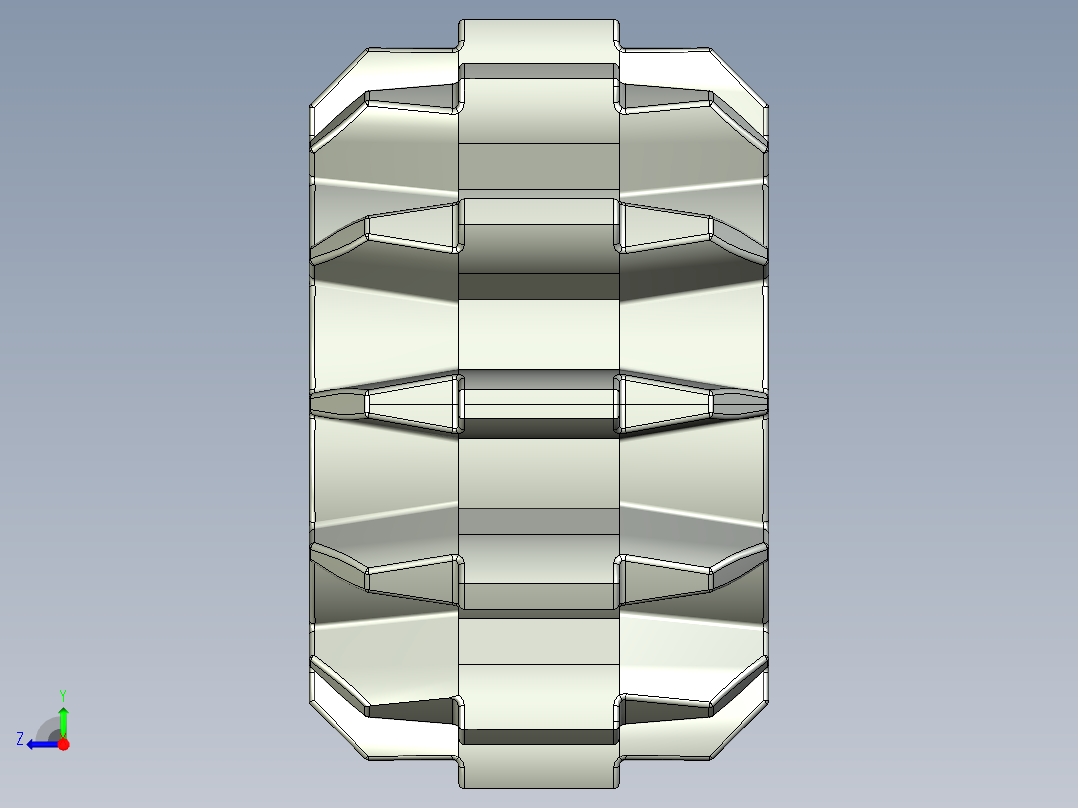 32270 Old Grey Technic Gear 12 Tooth Double Bevel.STEP右视图
