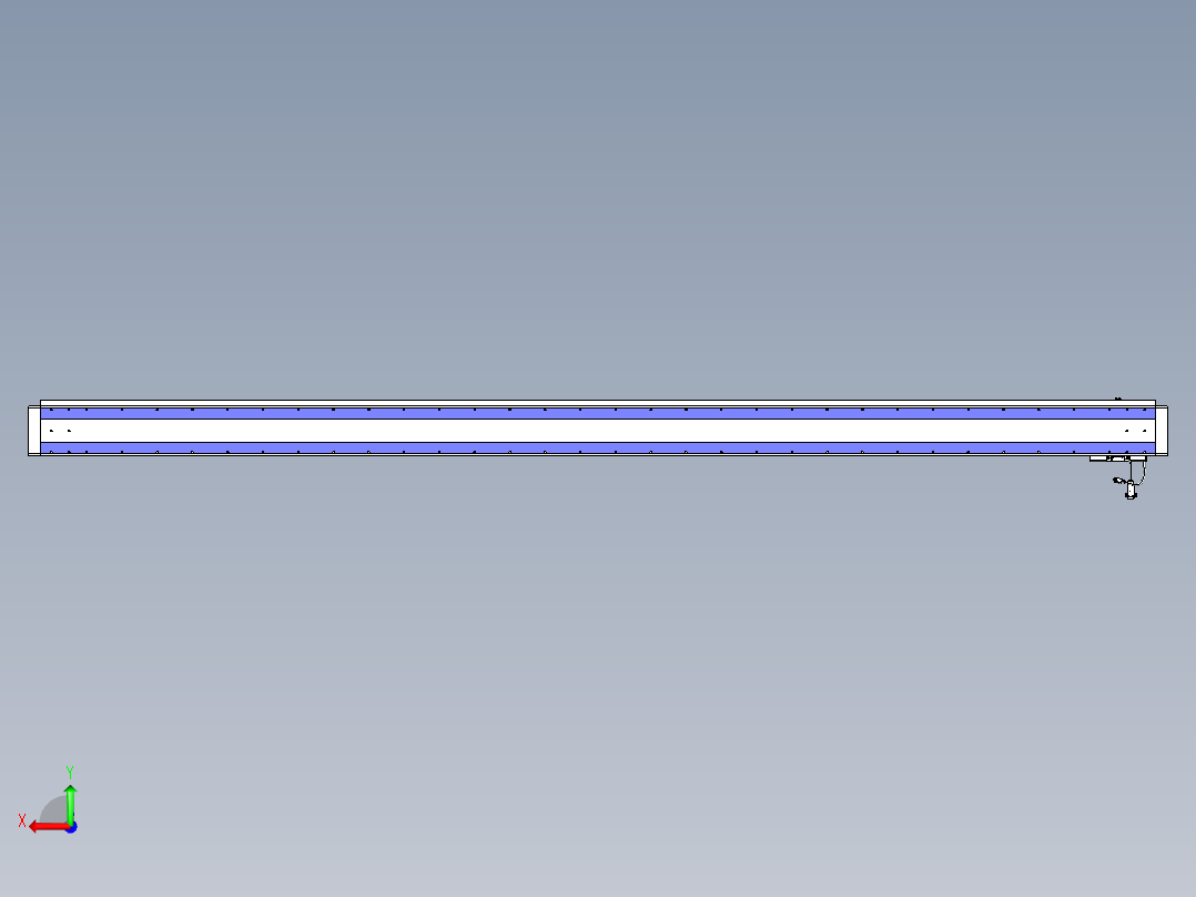 威洛博VL系列直线电机模组-VL14S2-S2950后视图