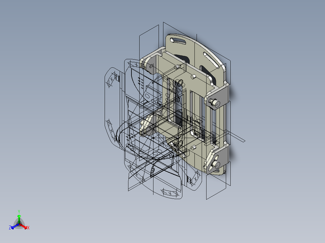基恩士OP-86938_kc图纸模型正等轴测图
