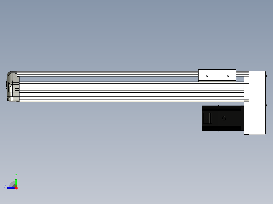 Toyo东佑达直线模组-ETH13-400-BM-200W右视图