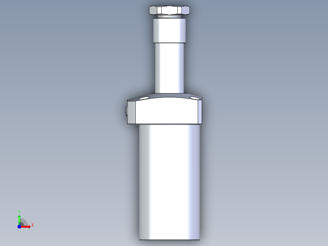 KOSMEKLHA0750-GL-Q45多系列多零件图纸模型前视图