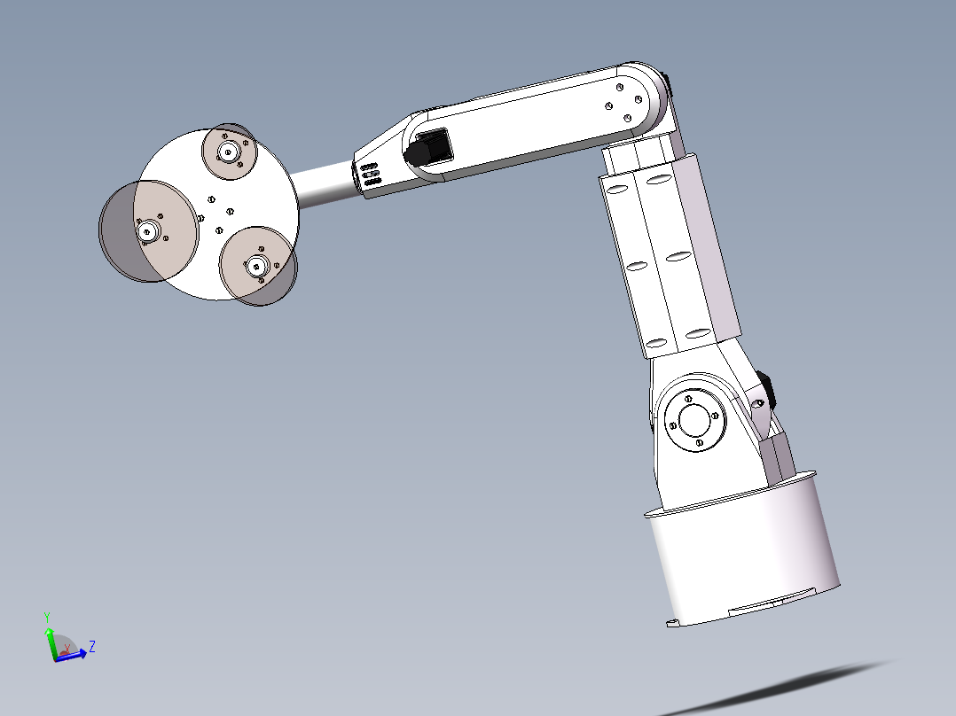 铸件打磨<span style='color: red'>机械手</span>设计含SW三维==1268484==390