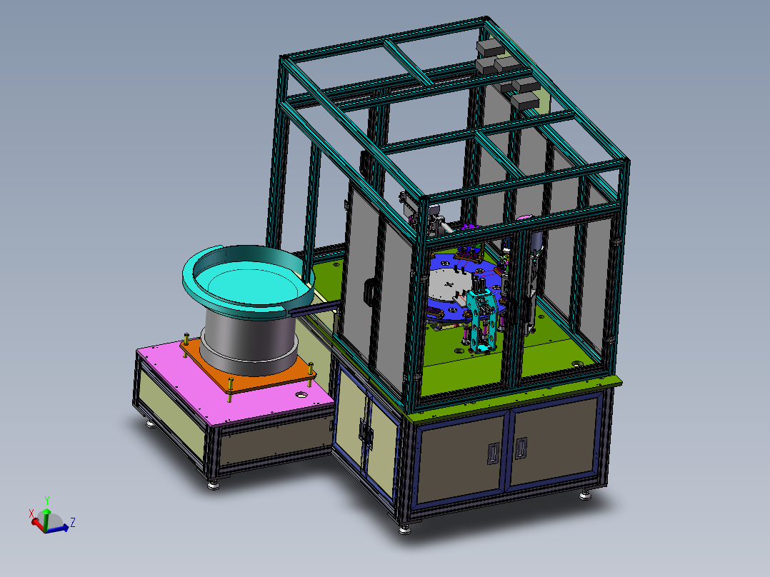 多工位转盘压装检测自动化设备