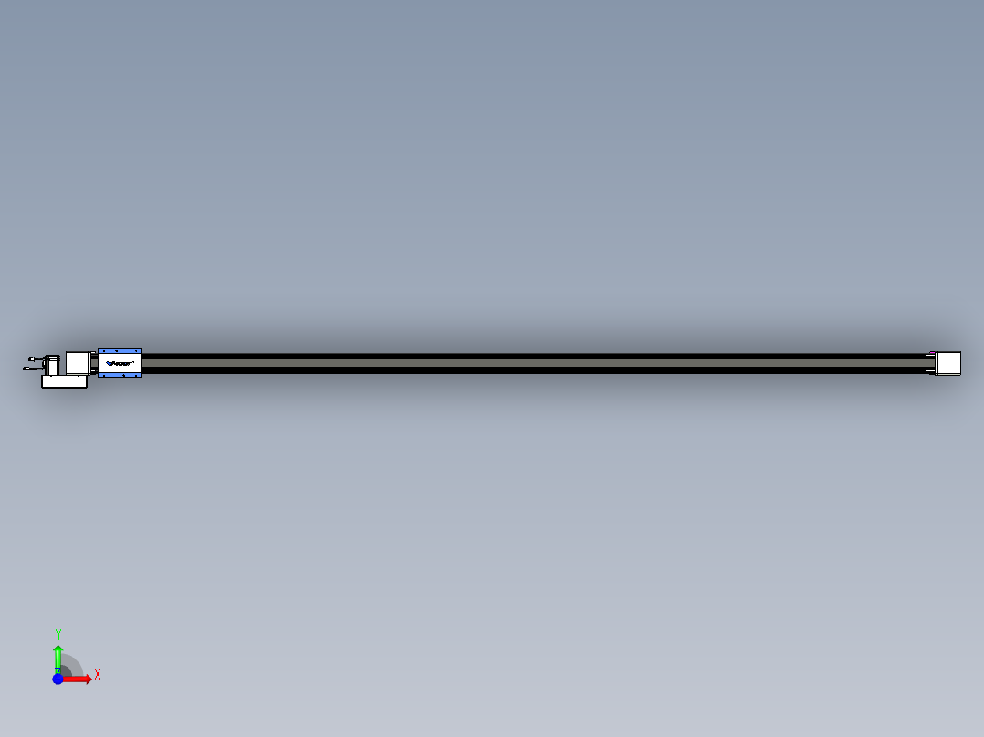 威洛博LB.GB同步带传动--欧规系列GB8-L96-S3200-BL-P40前视图