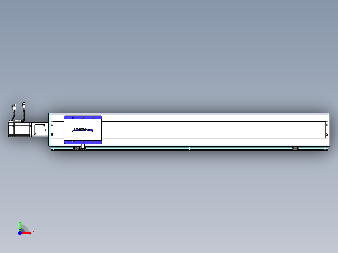 威洛博VC丝杆传动-无尘环境VC14-Lxx-C-S900-BC-ZP40-C3前视图