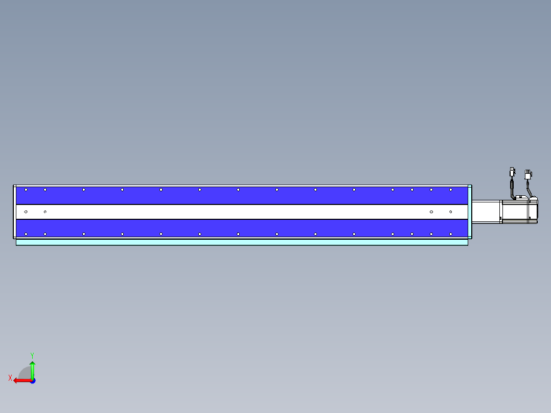 威洛博VC丝杆传动-无尘环境VC14-Lxx-C-S900-BC-ZP40-C3后视图