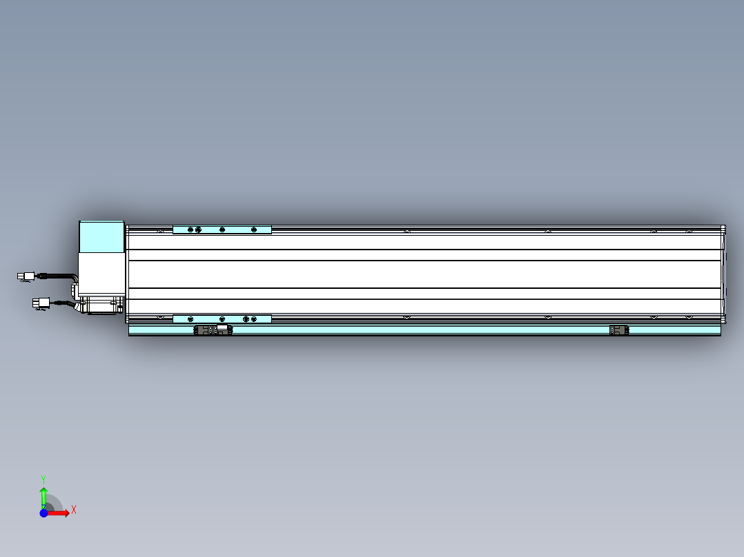 威洛博VBF同步带传动一般环境VBF14-L45-S550-BRD-ZP40-C3前视图