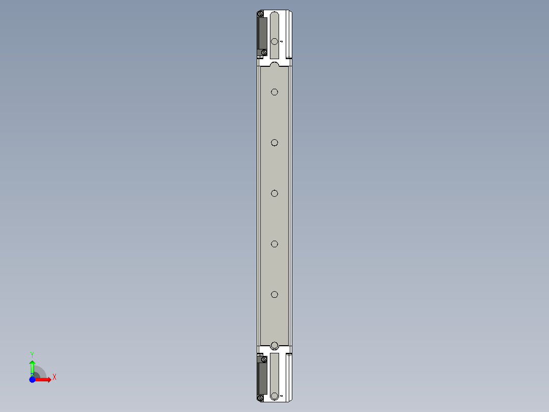 基恩士SL-V08L_R_kc图纸模型前视图