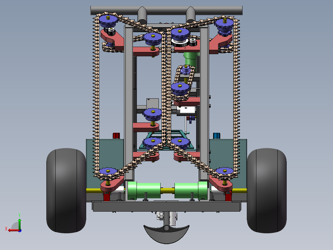 生姜收割机sw18可编辑后视图