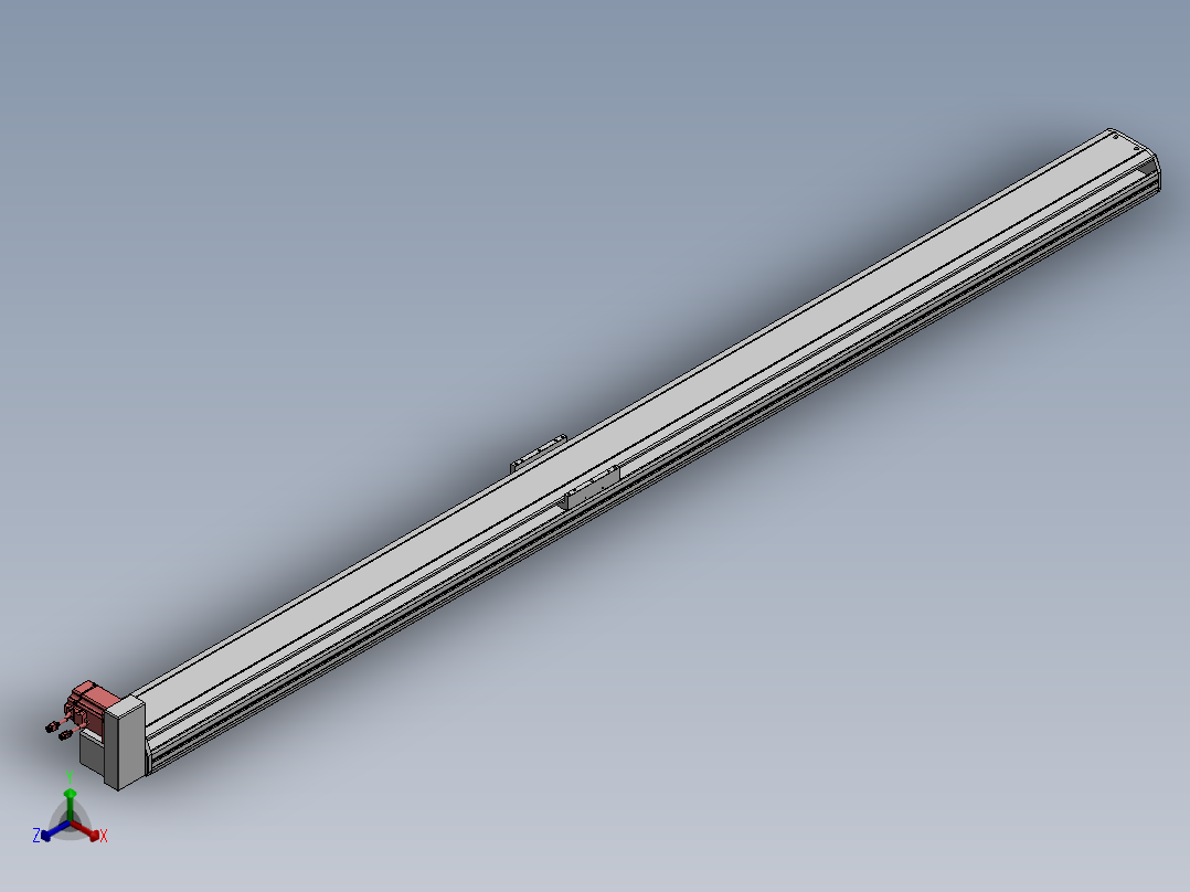 精密模组MT170-L125-2700-RU-M75-C4正等轴测图