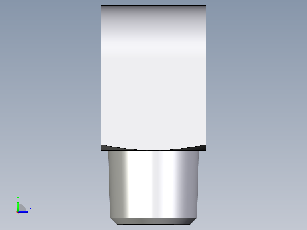 卡套式工业通用硬管接头EO_Male_stud_elbow_WE08SMCFX左视图