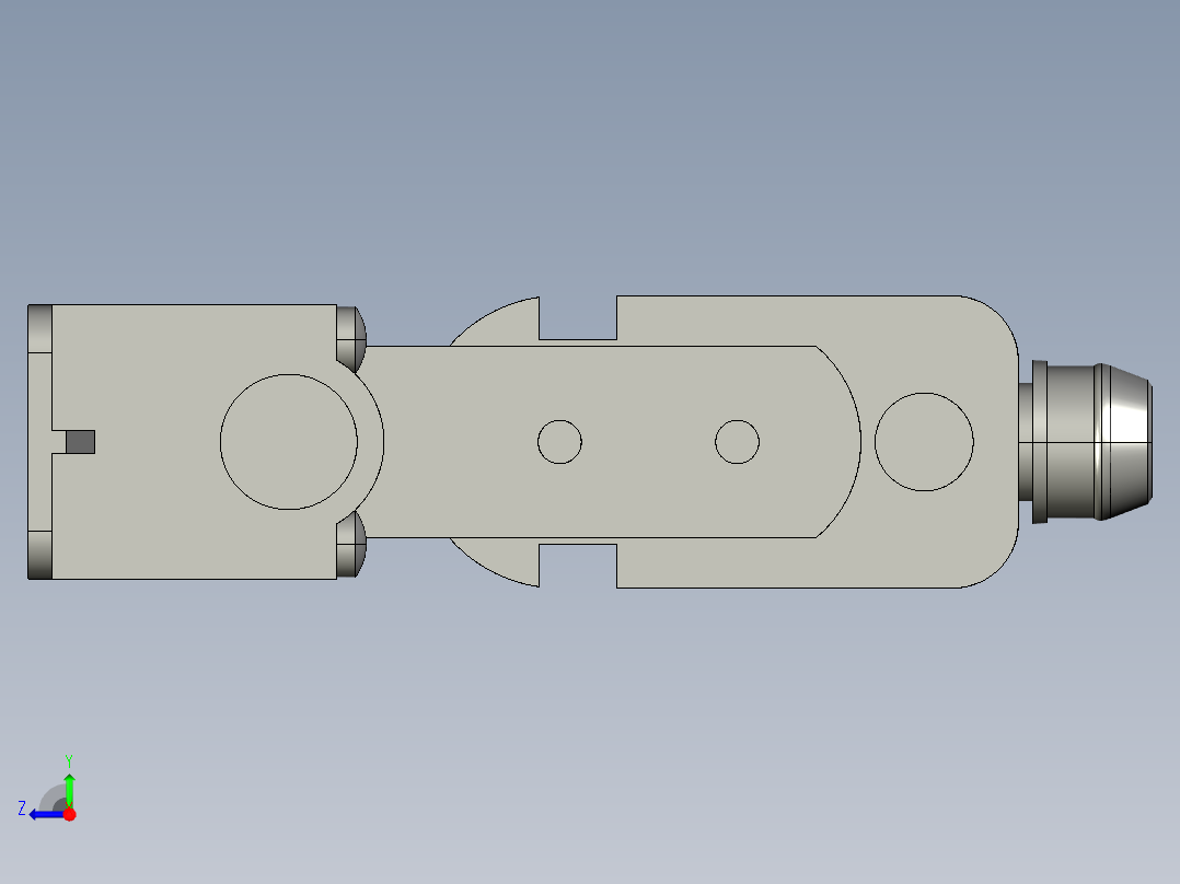 基恩士SJ-G108_kc图纸模型右视图