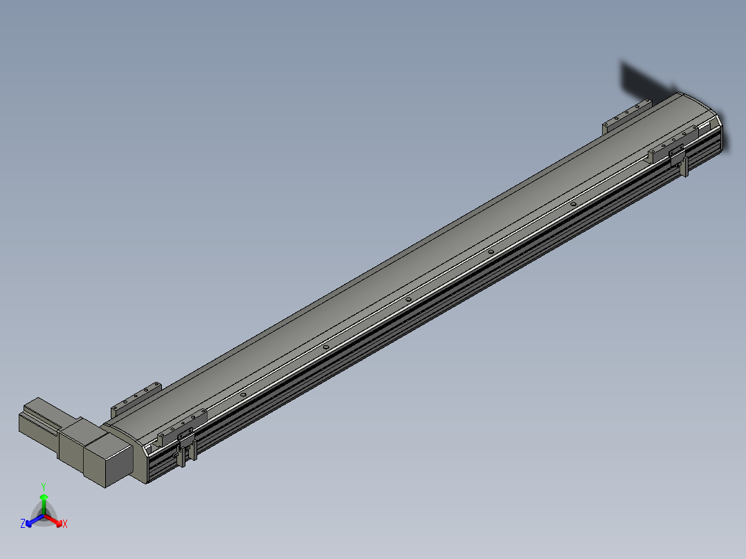 直线模组WG-LHB12-S1150-R(B)设计图纸