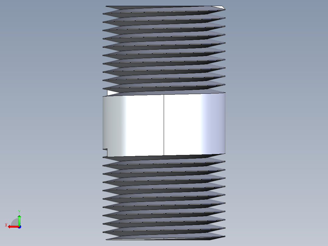 CPVC管件33-Sch80_Nipple_MPTxMPT_9861-020_0.75in x 2in后视图