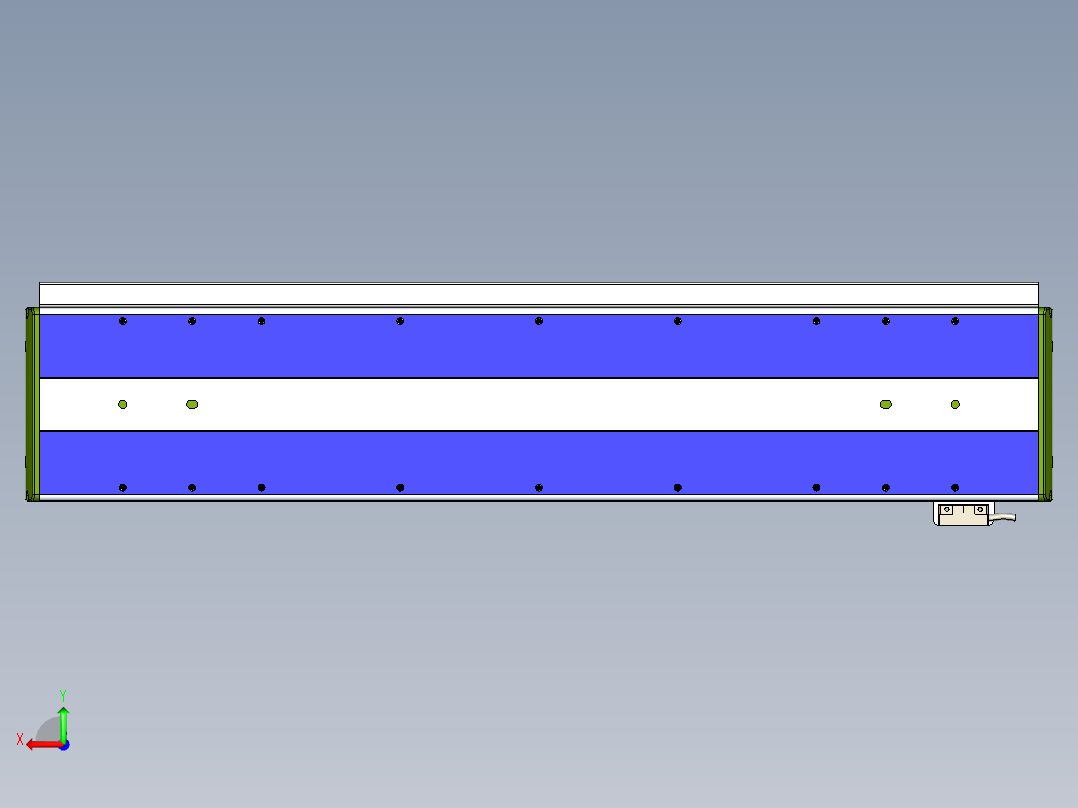 威洛博LC系列3d模型模组LC14S1Y-S550后视图