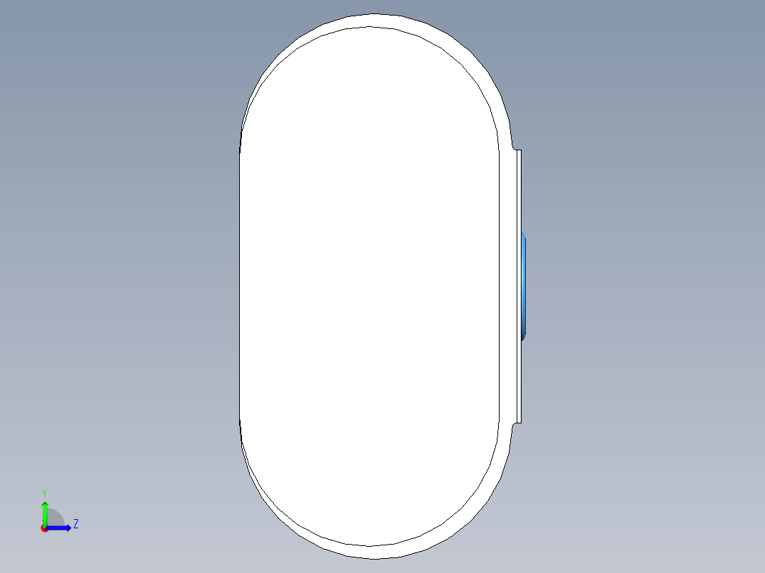 常见插线板 UG STP左视图