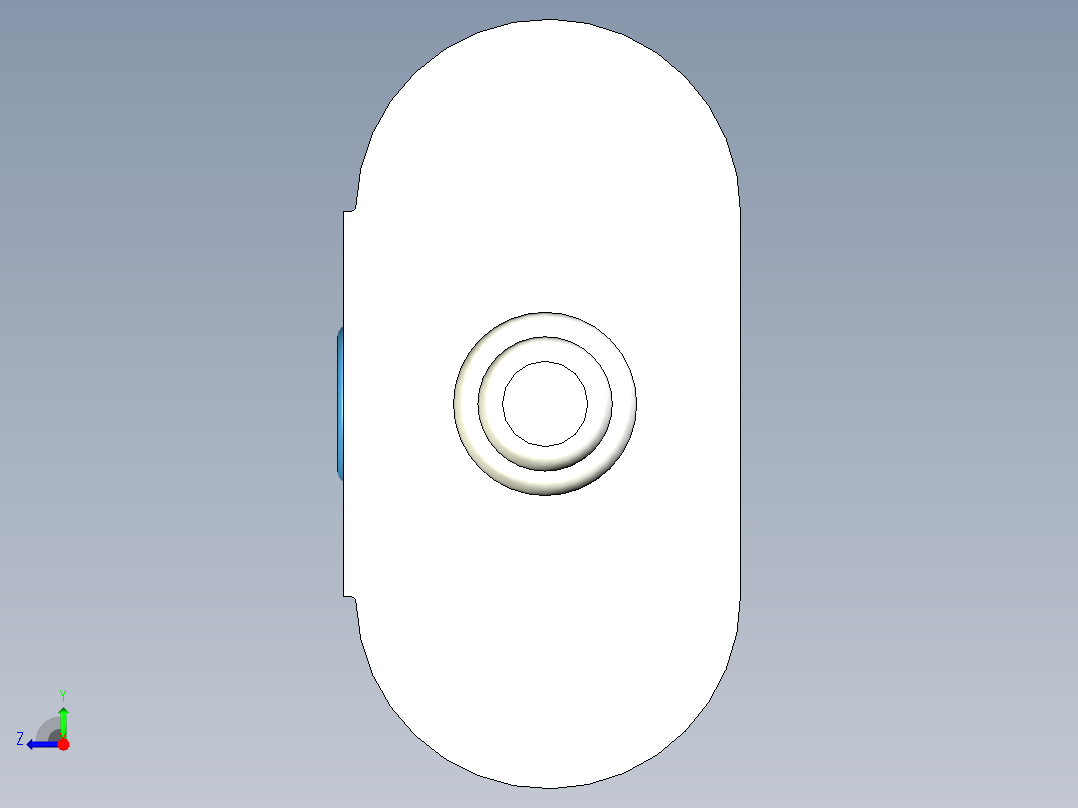 常见插线板 UG STP右视图