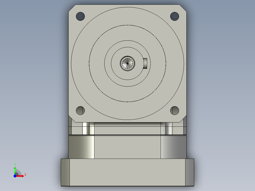 斜齿ZPGH115-L1 19-100-155-M10.STEP前视图
