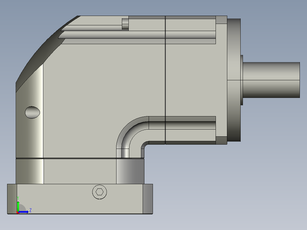 斜齿ZPGH115-L1 19-100-155-M10.STEP左视图