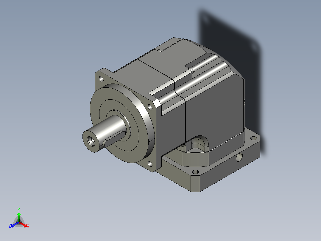 斜齿ZPGH115-L1 19-100-155-M10.STEP正等轴测图