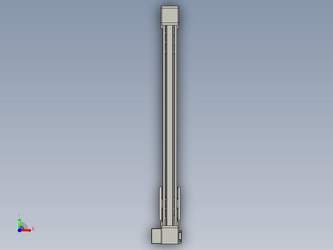 欧规系列-GB8-L96-S850-BLU-P40-MS3前视图