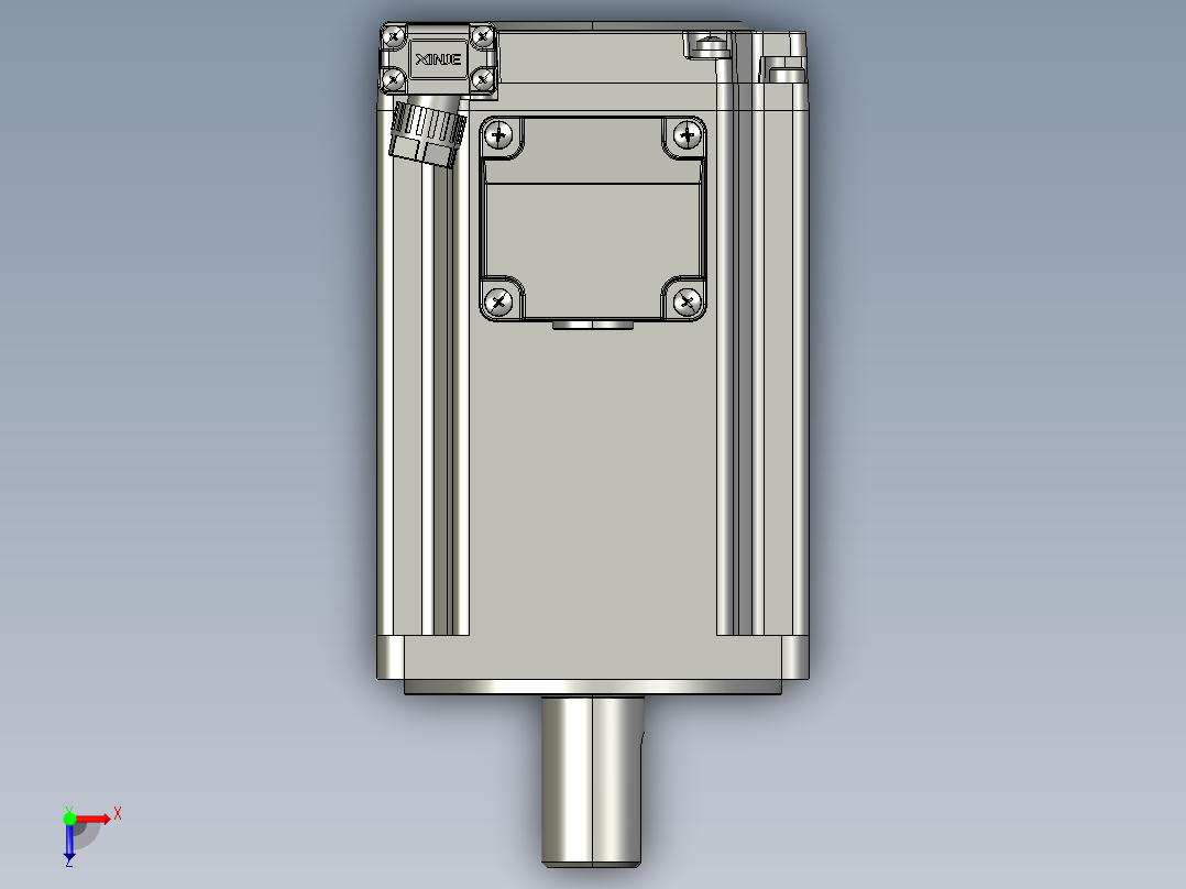 低压伺服电机MF5H-80CM30B2-512俯视图